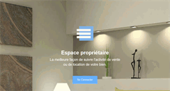 Desktop Screenshot of espaceproprietaire.com